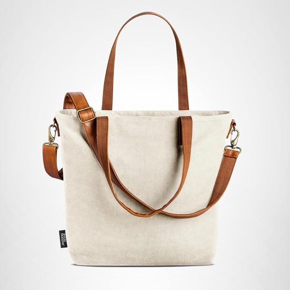Simple Modern Canvas Tote Bag - Picture 4 of 8